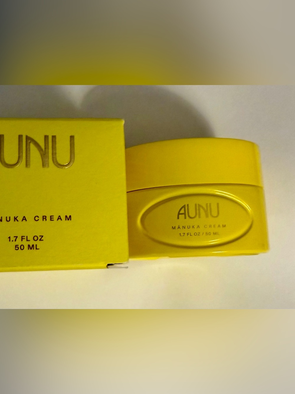 A'Pieu Manka Cream Yellow Skincare Jar NIB
